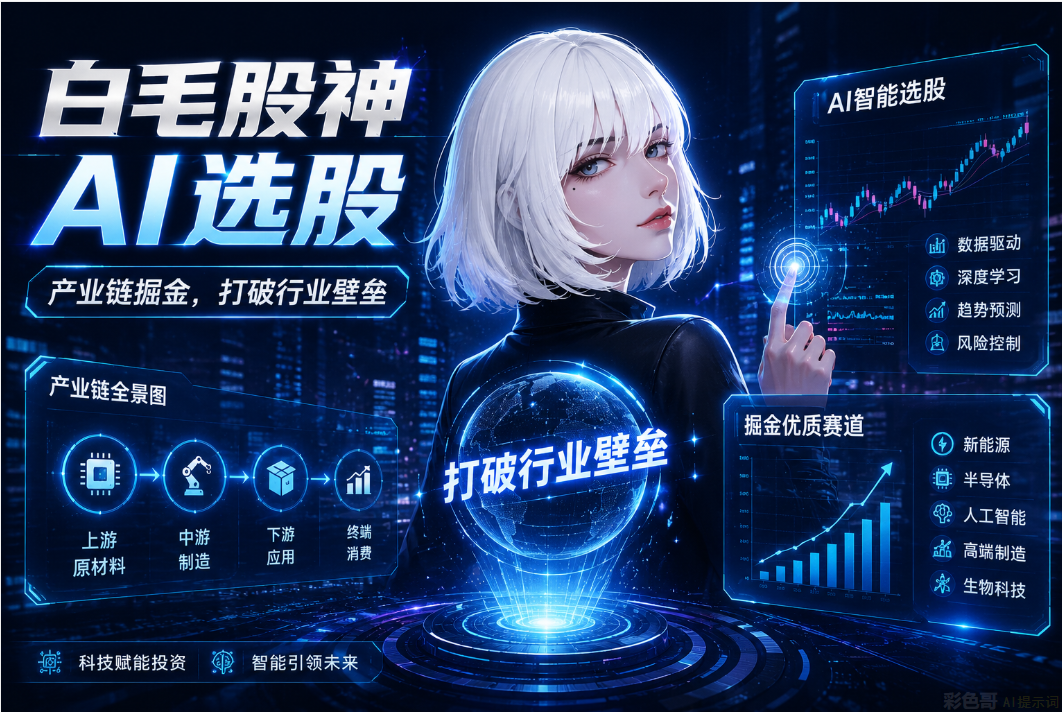 白毛股神AI选股提示词，产业链掘金，打破行业壁垒